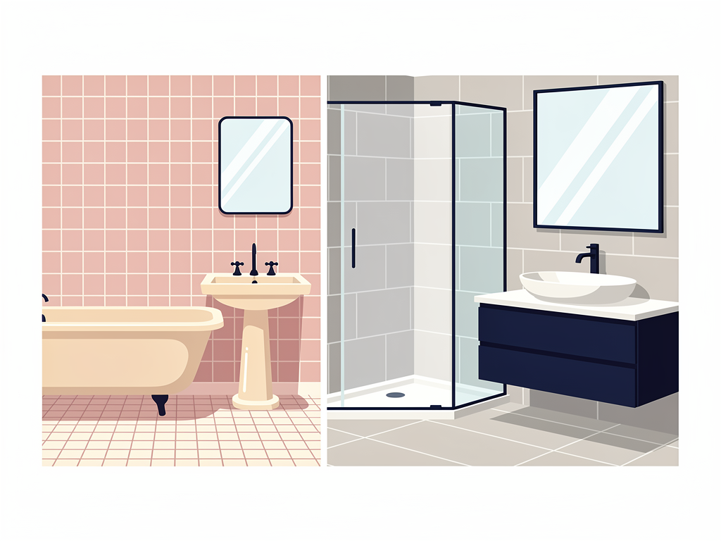 Rénovation salle de bain Sion - avant après transformation complète